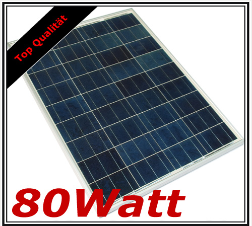 50W Solarpanel Solarmodul Solarzelle Polykristallin 12Volt 50Watt Photovoltaik